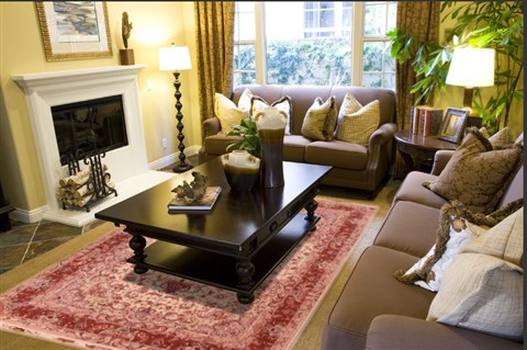 Tabriz Beige Hand Knotted 67 X 100  Area Rug 400-16581 Image 4