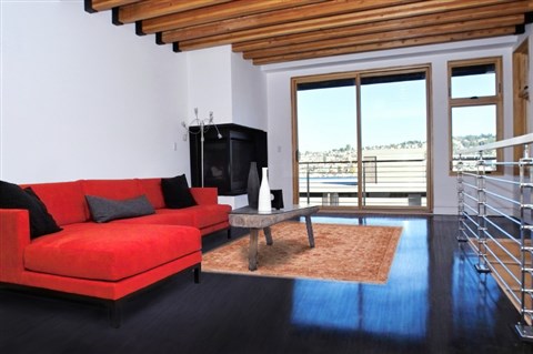 Tabriz Beige Hand Knotted 71 X 101  Area Rug 400-16584 Image 5
