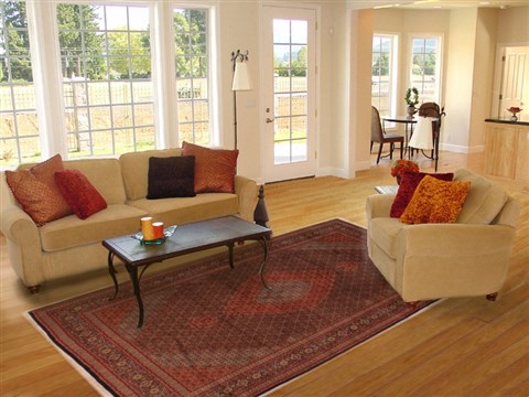 Tabriz Black Hand Knotted 69 X 910  Area Rug 400-16586 Image 4