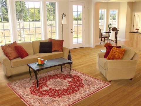 Tabriz Brown Hand Knotted 50 X 67  Area Rug 400-16597 Image 5
