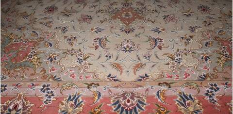Tabriz White Hand Knotted 50 X 611  Area Rug 400-16609 Image 15