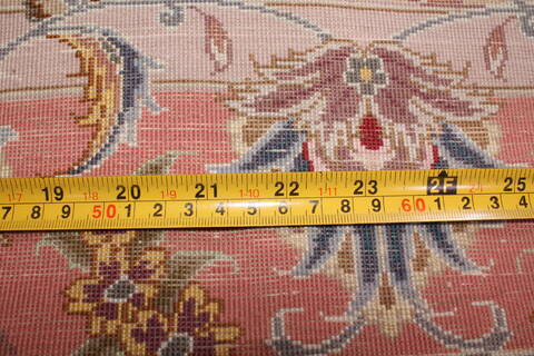Tabriz White Hand Knotted 50 X 611  Area Rug 400-16609 Image 18