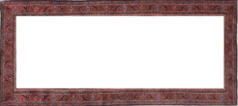 Bidjar Blue Runner Hand Knotted 29 X 63  Area Rug 400-16610 Image 2