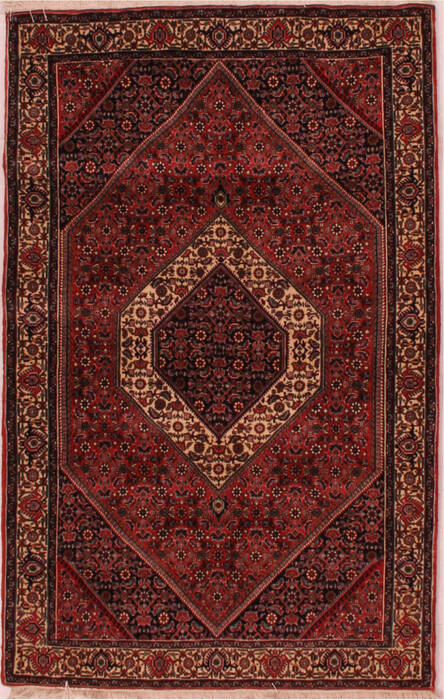 Bidjar Red Hand Knotted 39 X 511  Area Rug 400-16644 Image 0