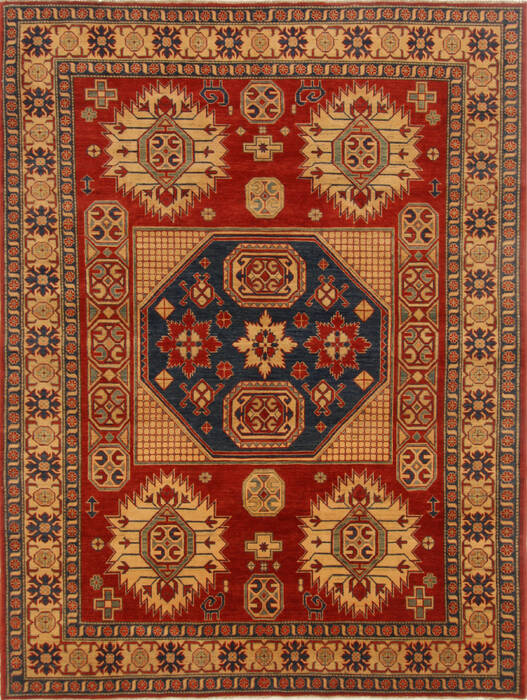 Kazak Red Hand Knotted 71 X 910  Area Rug 250-16655 Image 0