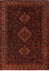 Qashqai Blue Hand Knotted 75 X 109  Area Rug 400-16685 Thumb 0