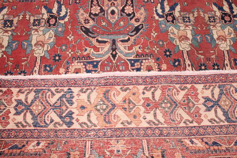 Heriz Red Hand Knotted 75 X 107  Area Rug 400-16686 Image 1