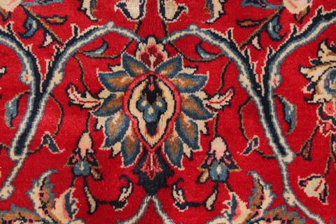 Sarouk Red Hand Knotted 89 X 127  Area Rug 400-16693 Image 14