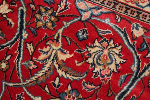 Sarouk Red Hand Knotted 89 X 127  Area Rug 400-16693 Image 15