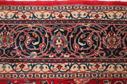 Sarouk Red Hand Knotted 89 X 127  Area Rug 400-16693 Image 17