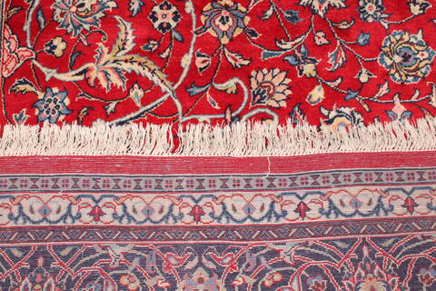 Sarouk Red Hand Knotted 89 X 127  Area Rug 400-16693 Image 19