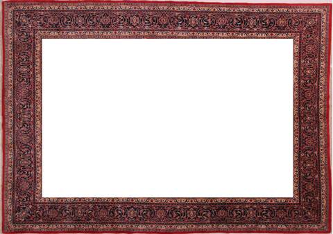 Sarouk Red Hand Knotted 89 X 127  Area Rug 400-16693 Image 4