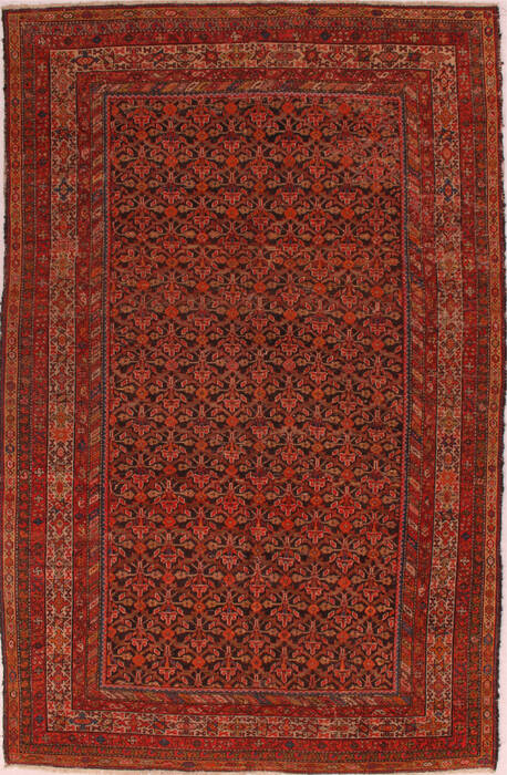 Malayer Black Hand Knotted 610 X 107  Area Rug 400-16714 Image 0