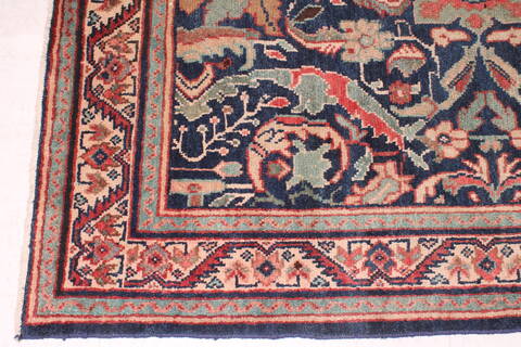 Mahal Blue Hand Knotted 43 X 66  Area Rug 400-16718 Image 1