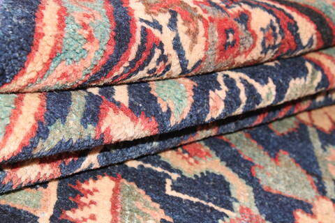 Mahal Blue Hand Knotted 43 X 66  Area Rug 400-16718 Image 3