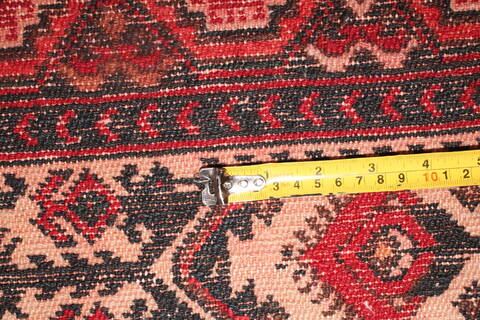 Hamedan Red Hand Knotted 73 X 99  Area Rug 400-16732 Image 18
