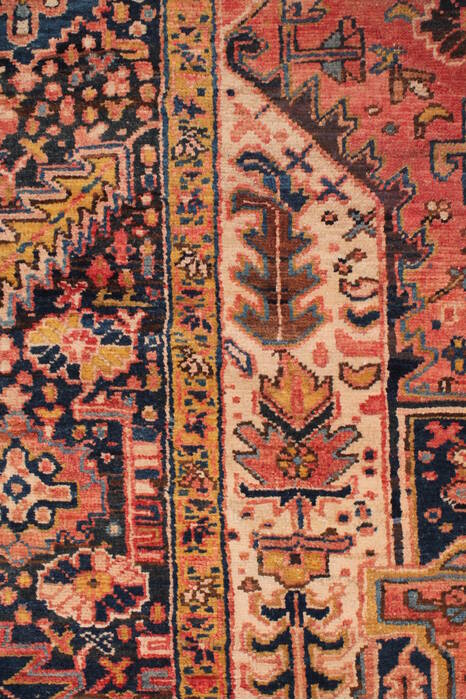 Heriz Red Hand Knotted 92 X 127  Area Rug 400-16735 Image 10