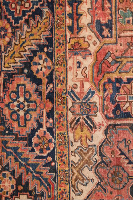 Heriz Red Hand Knotted 92 X 127  Area Rug 400-16735 Image 11