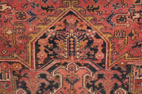 Heriz Red Hand Knotted 92 X 127  Area Rug 400-16735 Image 5