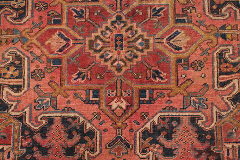 Heriz Red Hand Knotted 92 X 127  Area Rug 400-16735 Image 6