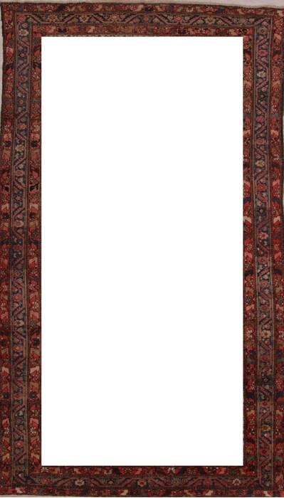 Malayer Red Hand Knotted 79 X 120  Area Rug 400-16740 Image 10