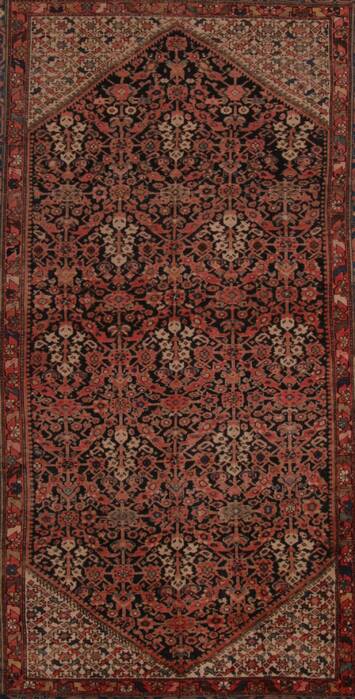 Malayer Red Hand Knotted 79 X 120  Area Rug 400-16740 Image 11