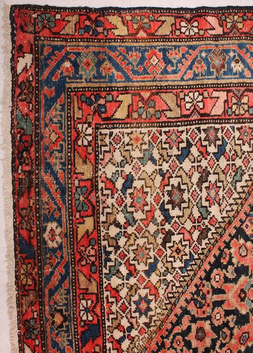 Malayer Red Hand Knotted 79 X 120  Area Rug 400-16740 Image 4
