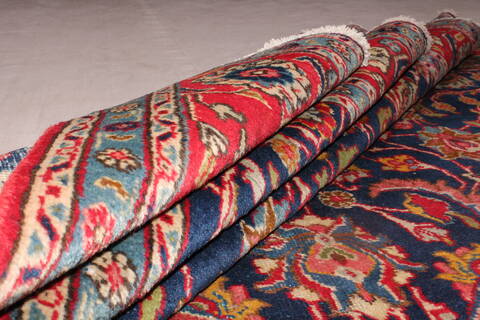 Khoy Blue Hand Knotted 73 X 1011  Area Rug 400-16744 Image 14