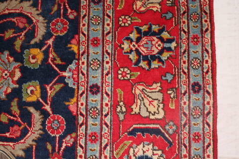 Khoy Blue Hand Knotted 73 X 1011  Area Rug 400-16744 Image 1