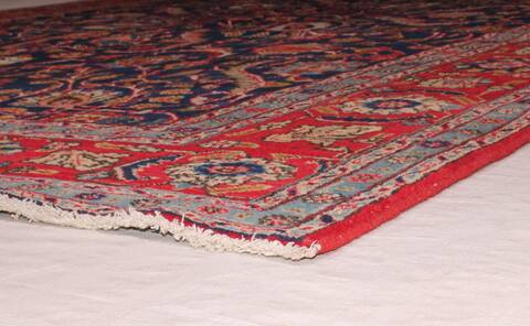 Khoy Blue Hand Knotted 73 X 1011  Area Rug 400-16744 Image 6