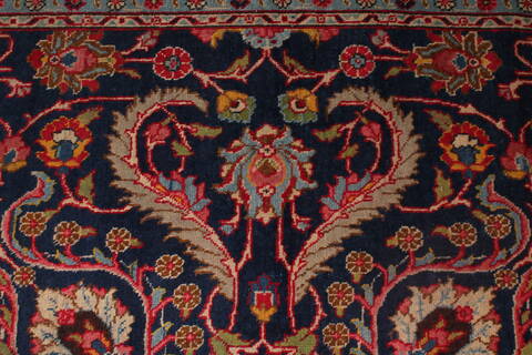 Khoy Blue Hand Knotted 73 X 1011  Area Rug 400-16744 Image 8