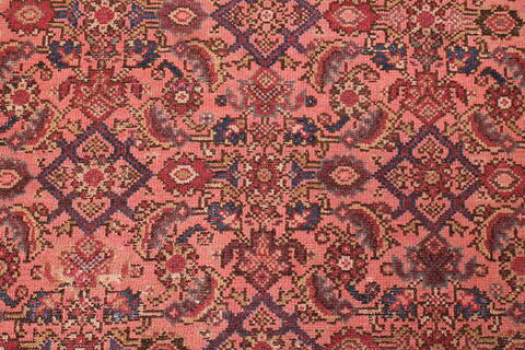 Malayer Purple Runner Hand Knotted 37 X 173  Area Rug 400-16752 Image 7