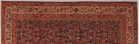 Malayer Blue Hand Knotted 71 X 116  Area Rug 400-16756 Image 3