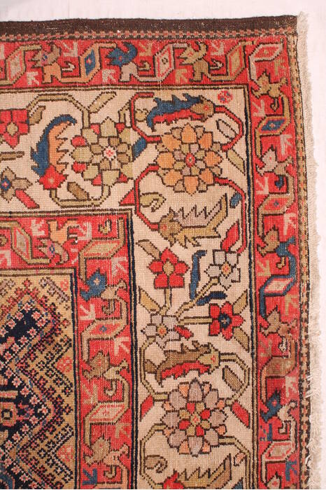 Malayer Blue Hand Knotted 71 X 116  Area Rug 400-16756 Image 2