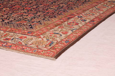 Malayer Blue Hand Knotted 71 X 116  Area Rug 400-16756 Image 9