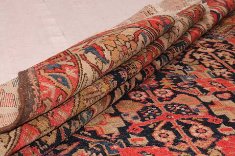 Malayer Blue Hand Knotted 71 X 116  Area Rug 400-16756 Image 10