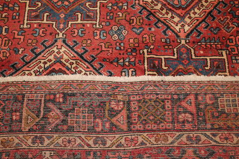 Gharajeh Red Hand Knotted 86 X 130  Area Rug 400-16766 Image 11