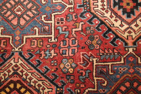 Gharajeh Red Hand Knotted 86 X 130  Area Rug 400-16766 Image 14