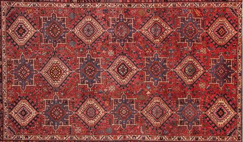 Gharajeh Red Hand Knotted 86 X 130  Area Rug 400-16766 Image 16