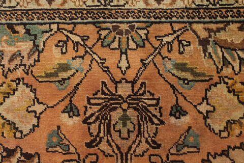Tabriz Purple Hand Knotted 95 X 131  Area Rug 400-16782 Image 11