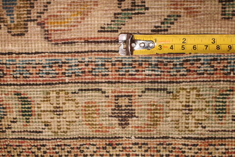 Tabriz Purple Hand Knotted 95 X 131  Area Rug 400-16782 Image 16