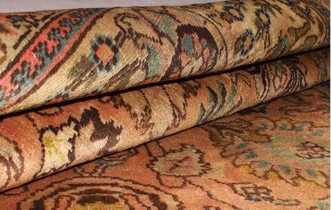 Tabriz Purple Hand Knotted 95 X 131  Area Rug 400-16782 Image 17