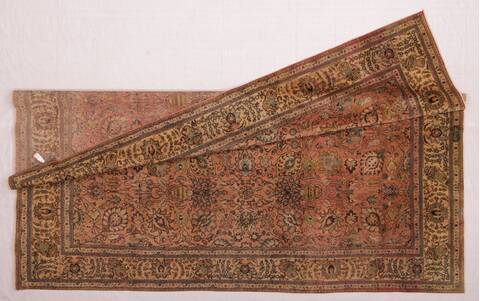 Tabriz Purple Hand Knotted 95 X 131  Area Rug 400-16782 Image 3