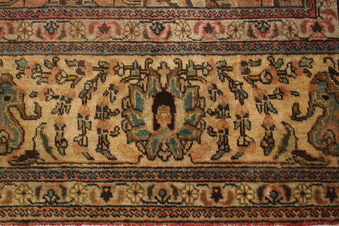 Tabriz Purple Hand Knotted 95 X 131  Area Rug 400-16782 Image 5