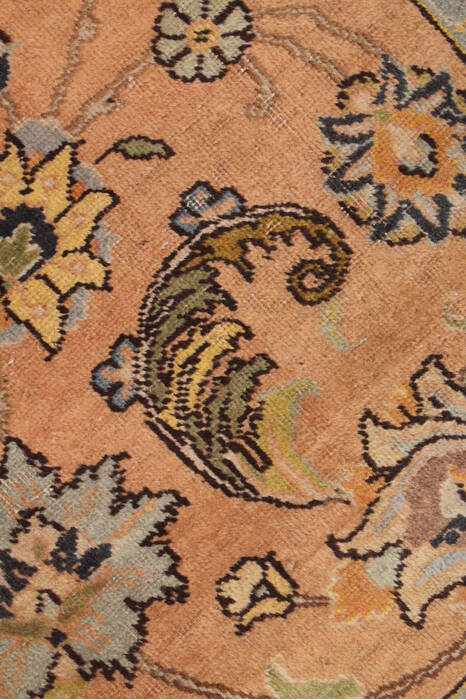 Tabriz Purple Hand Knotted 94 X 131  Area Rug 400-16787 Image 10