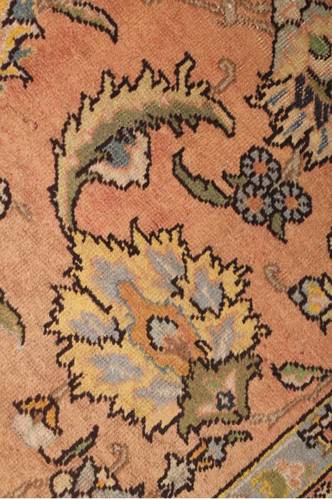 Tabriz Purple Hand Knotted 94 X 131  Area Rug 400-16787 Image 11