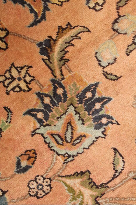 Tabriz Purple Hand Knotted 94 X 131  Area Rug 400-16787 Image 12