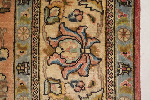 Tabriz Purple Hand Knotted 94 X 131  Area Rug 400-16787 Image 13