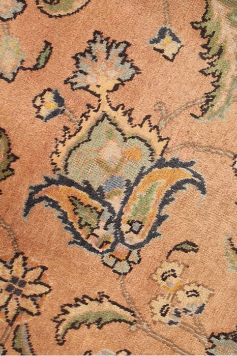 Tabriz Purple Hand Knotted 94 X 131  Area Rug 400-16787 Image 8