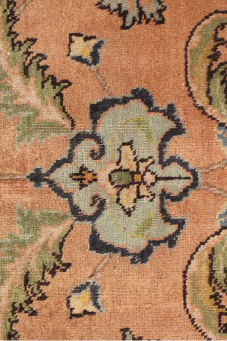 Tabriz Purple Hand Knotted 94 X 131  Area Rug 400-16787 Image 9